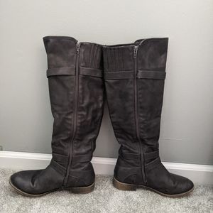 Charcoal Gray Boots